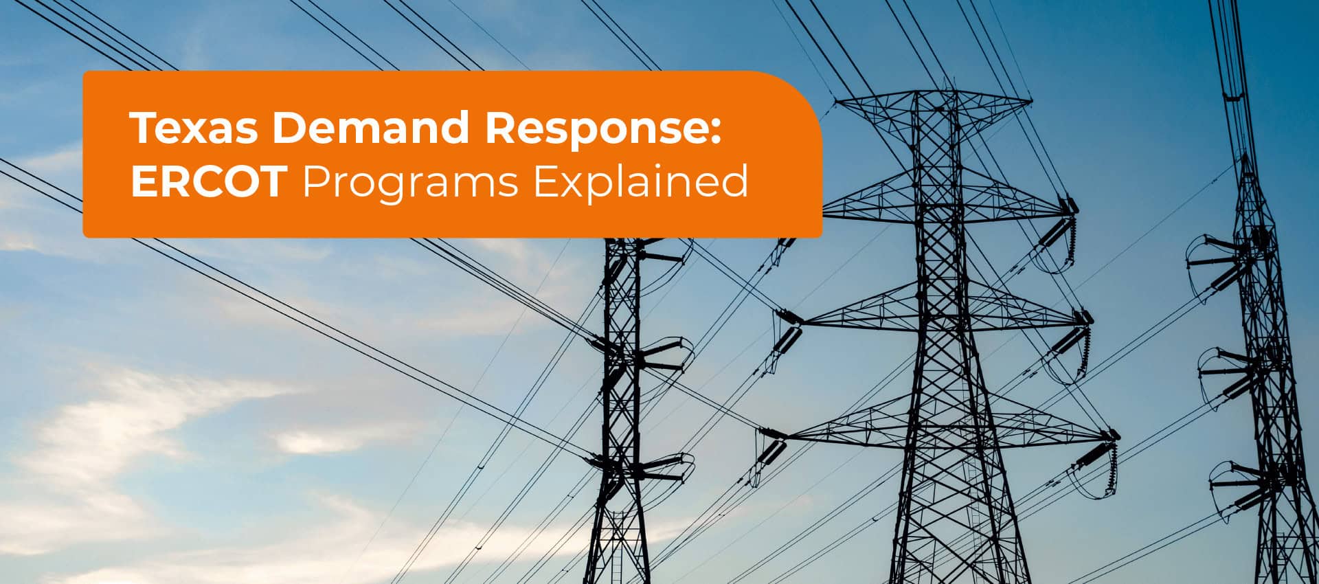 Texas Demand Response - ERCOT programs explained