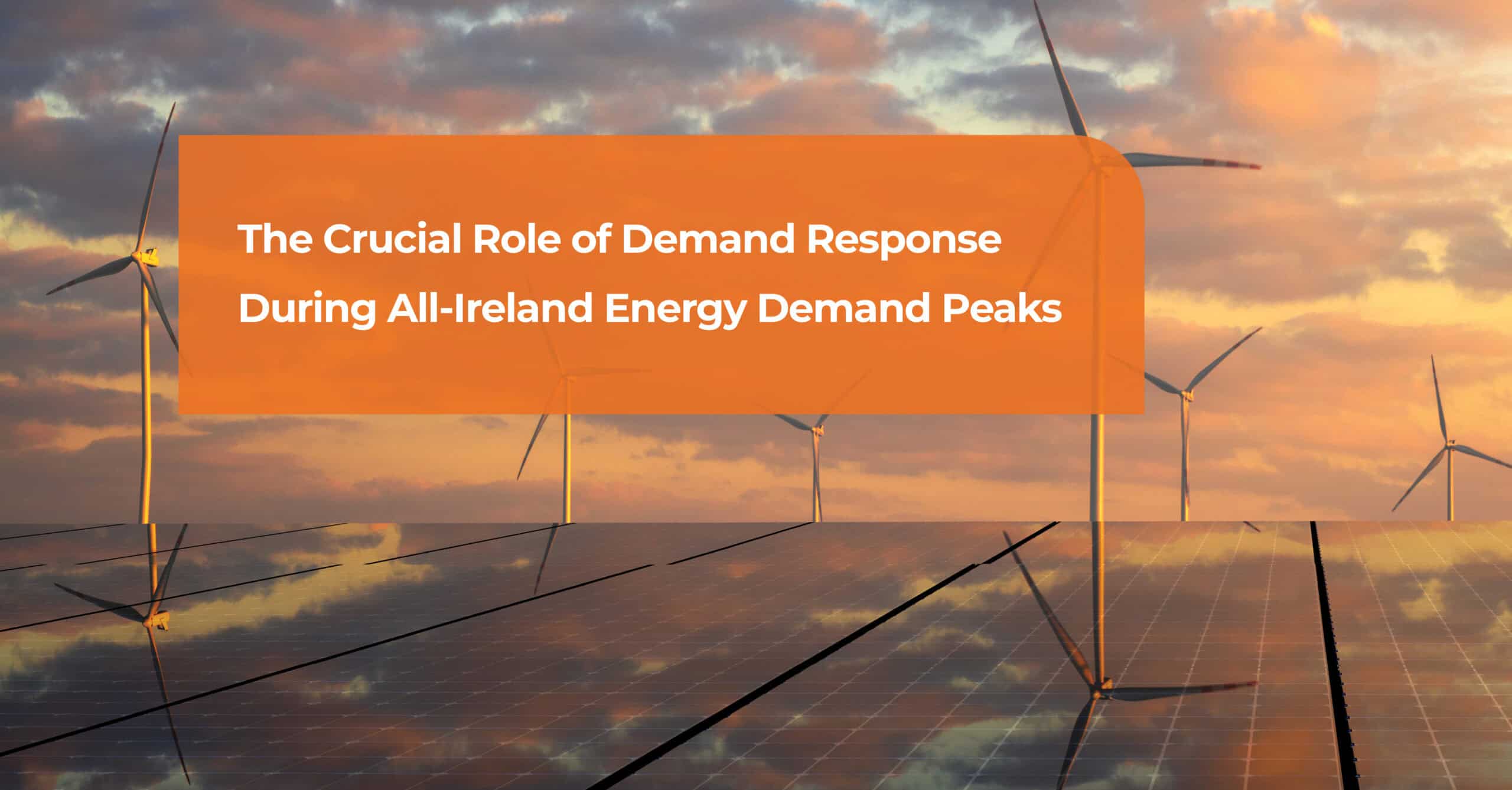 The Crucial Role of Demand Response During All-Ireland Energy Demand Peaks