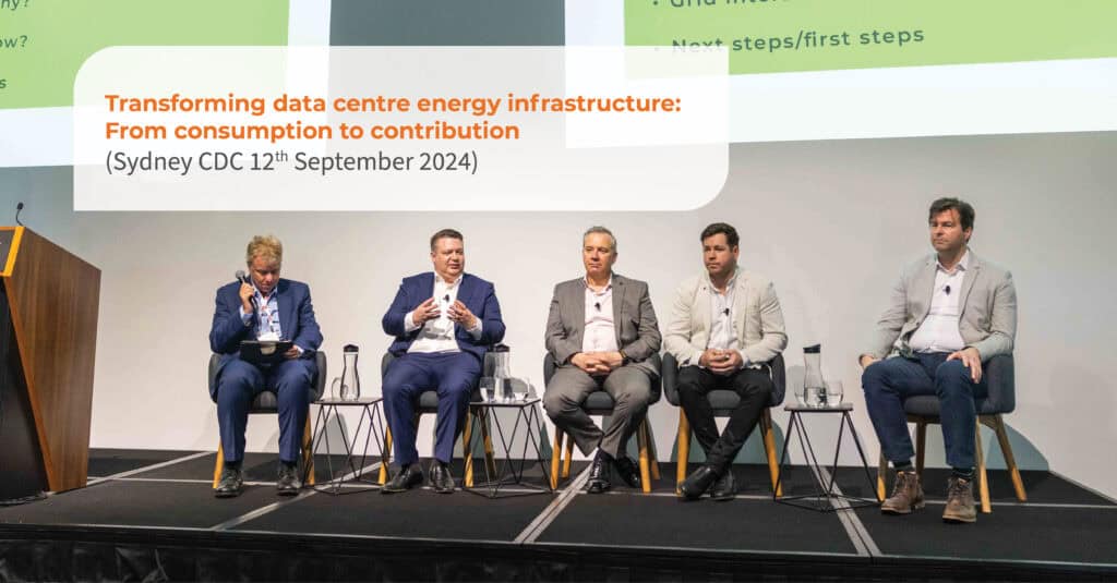 Transforming data centre energy infrastructure: From consumption to contribution (Sydney CDC 12th September 2024)